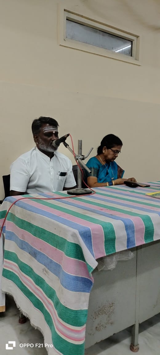 Our Coimbatore National Temple Federation Monthly Meeting