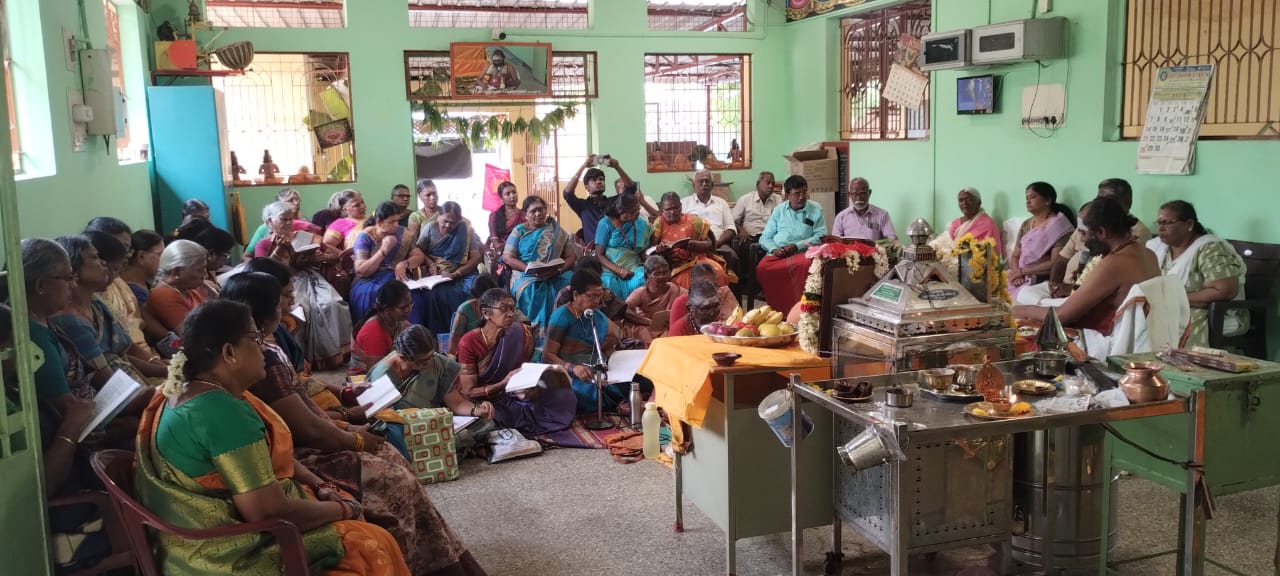 Thiruvasaka Muttothal program held in Coimbatore
